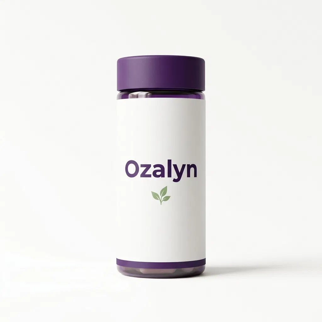 Ozalyn food supplement bottle - metabolism support UK